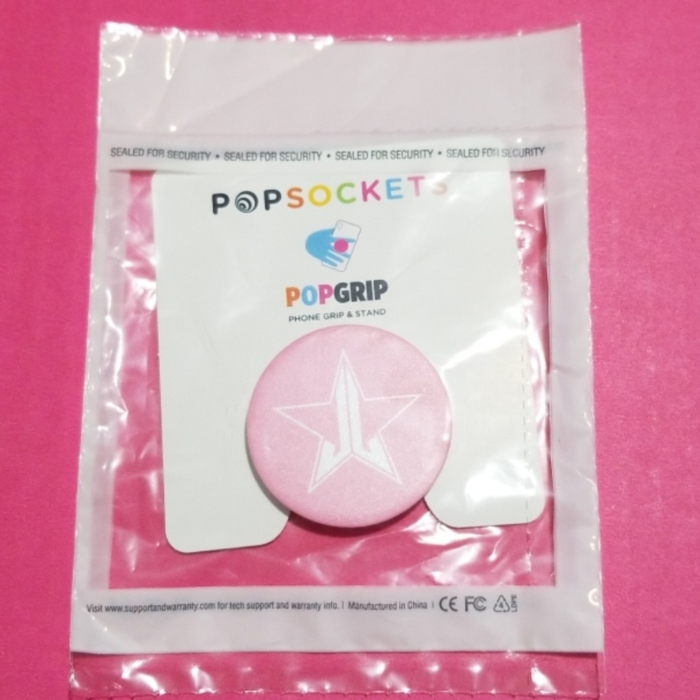 SEALED  Jeffree Star Cosmetics Pink Popsocket